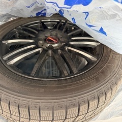 アルミホイル＋スタットレスタイヤ 185/60R15 美品の画像