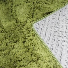 新品 2m×2m ラグ カーペット マット　グリーン の画像