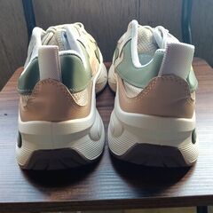 新品 26cm メンズ スニーカー グレー 厚底 シューズ 普段着 識別番号:【N542-S】の画像