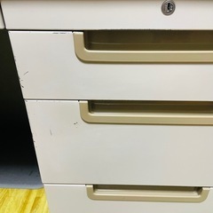 オカムラ　事務机　キャビネット　セット　OKAMURAの画像