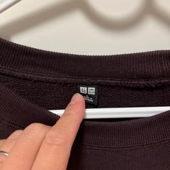 【募集中】【11月末までの出品予定】ユニクロ　レディーストレーナー　ワインレッド　Lサイズの画像