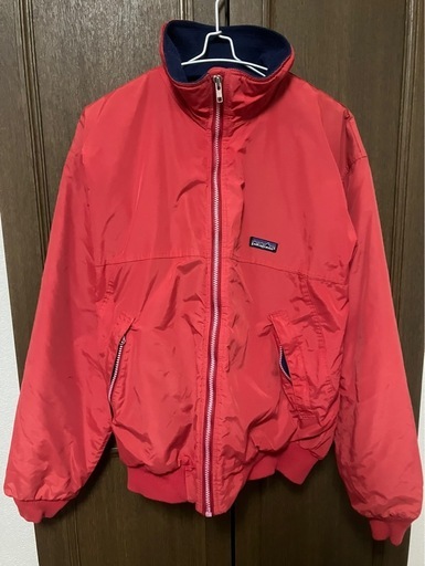 【T00016】patagonia（パタゴニア）シェルドシンチラジャケット　ナイロンフリースジャケット　M相当　80s　古着