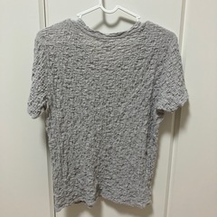 【募集中】【11月までの出品予定】ユニクロ　レディース半袖Tシャツ　Lサイズ　グレーの画像