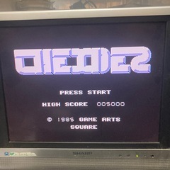 ファミコンソフト テグザー　ソフト汚れありますの画像