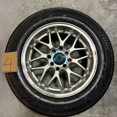 Sparco Crimsonレーシングスパルコ クリムソン 15インチ 15X6.5J +45 4穴 PCD114.3/100 195/65R15 タイヤ ホイール 4本 の画像