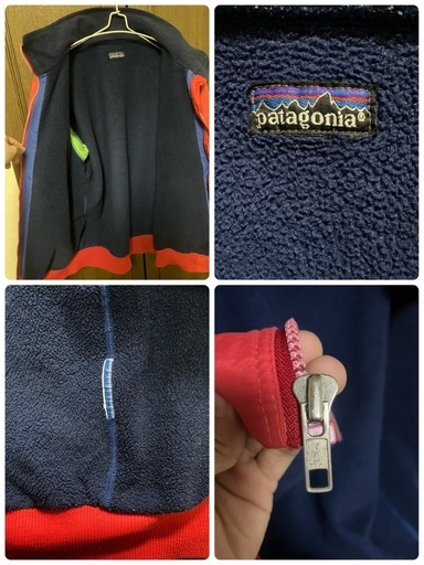 【Z00002】patagonia（パタゴニア）シェルドシンチラジャケット　サイズ不明［M-L相当)］80s　古着