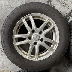 【格安出品】ノアボクシーステップワゴン他用WAZNER15インチアルミ2021年38週製造GOODYEAR ICE NAVI7スタッドレス195/65R15バリ山4本セットの画像