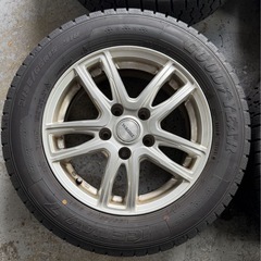 【格安出品】ノアボクシーステップワゴン他用WAZNER15インチアルミ2021年38週製造GOODYEAR ICE NAVI7スタッドレス195/65R15バリ山4本セットの画像