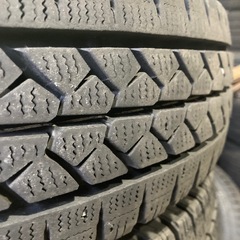 145R12LT 8PR 4本 BS VL1 2023年製 バリ山 軽バン軽トラ軽トラダンプなどにの画像