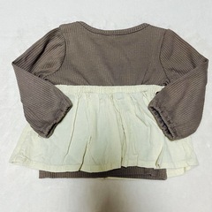 ①ベビー 長袖 トップス カットソー 90cmの画像
