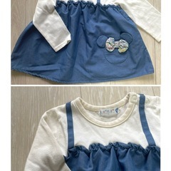 95cm futafuta 長袖ワンピース(チュニック)の画像