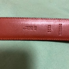 COACH レザーベルト 86サイズの画像