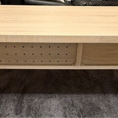 【美品】引き出し付きローテーブルの画像