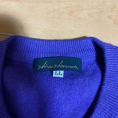 本間ゴルフ　カシミヤ　セーター　サイズLLの画像