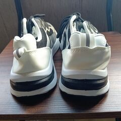 新品 25cm メンズ スニーカー ブラック 厚底 男女兼用 シューズ 識別番号:【N545-S】の画像