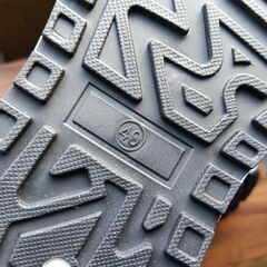 新品 25cm メンズ スニーカー ブラック 厚底 男女兼用 シューズ 識別番号:【N545-S】の画像