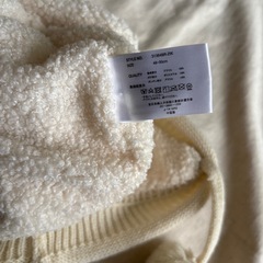 ママラク mamarakuポンポンつきニット帽 48-50cmの画像