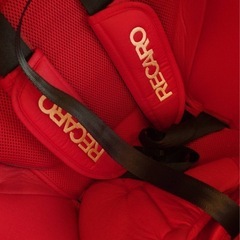 RECARO チャイルドシート　RED 赤　コンビ　Combi製の画像