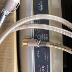 【取引相談中】【暖房器具】【ガスファンヒーター】【中古】リンナイ RC-329E-1 都市ガス用　ガスホース付き　通電確認済  の画像