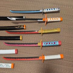 5本セット 鬼滅の刃 日輪刀風 おもちゃの刀の画像