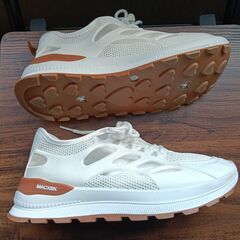 新品 24cm レディース スニーカー ホワイト 厚底 シューズ 普段着 識別番号:【N547-S】の画像