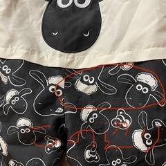 【ひつじのショーン】【ジャンプスーツ】【95㌢】【裏起毛で暖かい】の画像