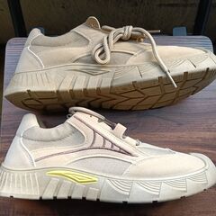 新品 26cm メンズ スニーカー ブラウン 厚底 シューズ 普段着 識別番号:【N548-S】の画像