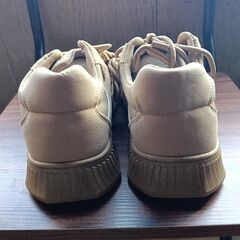 新品 26cm メンズ スニーカー ブラウン 厚底 シューズ 普段着 識別番号:【N548-S】の画像