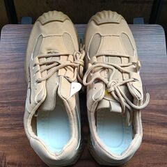 新品 26cm メンズ スニーカー ブラウン 厚底 シューズ 普段着 識別番号:【N548-S】の画像