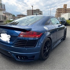 アウディTT　8J　2.0TFSI　Sラインリミテッド　社外パーツ多数　車検2027年6月まで　OZレーシング19インチ　LEDライト　4本出しマフラー　の画像