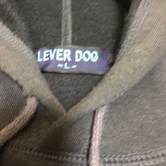 CLEVER DOG グレー のパーカー Lの画像