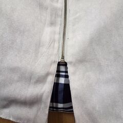 JEANASIS　リバーシブルスカート　グレー・チェック　フリーの画像