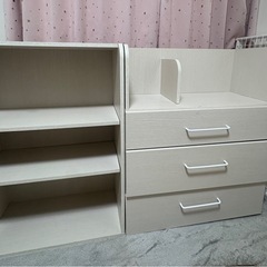 ニトリ　システムベット　学習机の画像