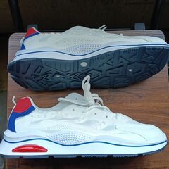 新品 27cm メンズ スニーカー ホワイト 厚底 シューズ 普段着 識別番号:【N549-S】の画像