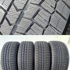 冬18インチ 極深【~90％山】カムリ マークX クラウン レクサス GS ES RC アコード★センサー付き★【富山】日本製 235/45R18 冬 ダンロップ 中古4本の画像