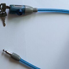 NIKKO ケーブルロック  長さ60cm×太さ8mm 鍵２つ付きの画像