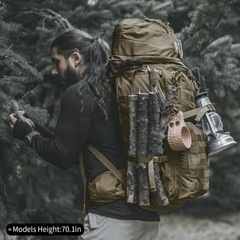 新品  バックパック リュックサック カバン ザック 大容量 75L 収納 バッグの画像