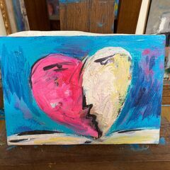 油絵　（故・坪じい、田無２中・４中の名物教師）　小さい作品　No.3の画像