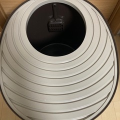 猫トイレ　上から猫トイレタイプ　飛び散らない　アイリスオーヤマ　レギュラーサイズの画像