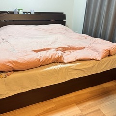 FRANCEBED 日本製 クイーン ベッドフレーム 美品 分解可 自取歓迎の画像