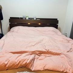 FRANCEBED 日本製 クイーン ベッドフレーム 美品 分解可 自取歓迎の画像