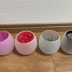 キャンドル　ホルダー　カメヤマ　シルエットグラスの画像