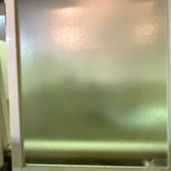 【無料】アルミとガラス製の扉　2枚まとめて出品の画像