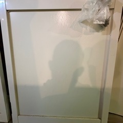 【無料】アルミとガラス製の扉　2枚まとめて出品の画像