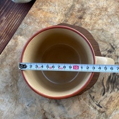 大きなマグカップ　陶器の置物　の画像
