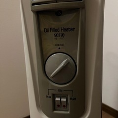 山善ヤマゼン　オイルヒーターの画像