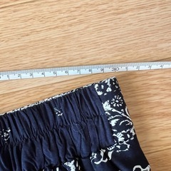 美品 ガウチョパンツ ワイドパンツ ウエストゴム②の画像