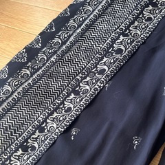 美品 ガウチョパンツ ワイドパンツ ウエストゴム②の画像