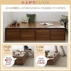 収納付きベッドの画像