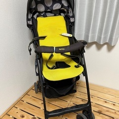 ベビーカー アップリカ b型 黄色の画像